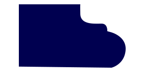 Cove Bullnose Edges
